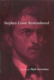 Cover of: Stephen Crane remembered by edited by Paul Sorrentino.