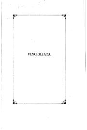 Cover of: Vincigliata