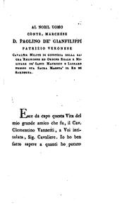 Cover of: Vita del cavaliere Clementino Vannetti di Rovereto