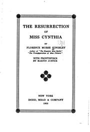 Cover of: The Resurrection of Miss Cynthia
