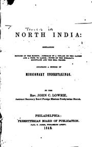 Cover of: Travels in North India: Containing Notices of the Hindus ; Journals of a Voyage on the Ganges ..