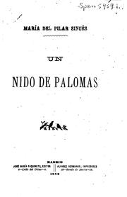 Cover of: Un nido de palomas by María del Pilar Sinués
