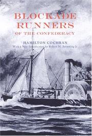 Cover of: Blockade runners of the Confederacy