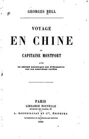 Cover of: Voyage en Chine du capitaine Montfort: avec un résumé historique des ... by Joachim Hounau