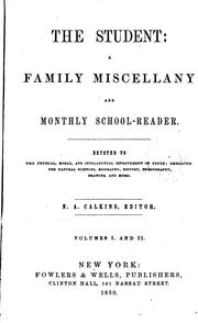 Cover of: Student and Family Miscellany by Norman Allison Calkins