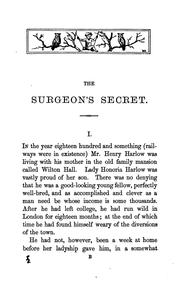 Cover of: The surgeon's secret, by Sydney Mostyn