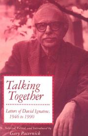 Cover of: Talking Together by David Ignatow