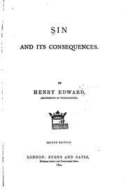 Cover of: Sin and Its Consequences by Henry Edward Manning