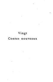 Cover of: Vingt contes nouveaux by François Coppée