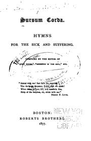 Cover of: Sursum Corda: Hymns for the Sick and Suffering