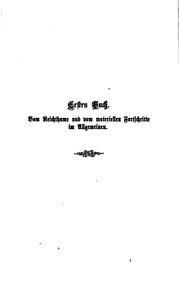 Cover of: Ueber den Reichthum in der christlichen Gesellschaft