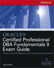 Cover of: OCP Oracle9i database: fundamentals II exam guide