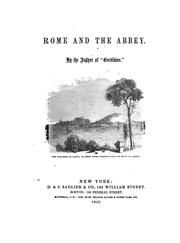 Cover of: Rome and the Abbey