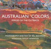 Cover of: Australian Colors: Images of the Outback