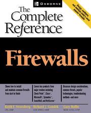 Cover of: Firewalls: the complete reference