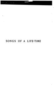 Cover of: Songs of a Life-time