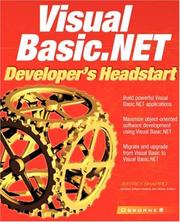 Cover of: Visual Basic.net developer's headstart