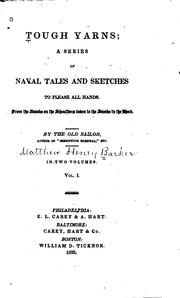 Cover of: Tough Yarns: A Series of Naval Tales and Sketches to Please All Hands, from ...