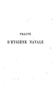 Cover of: Traitʹe d'hygiène navale