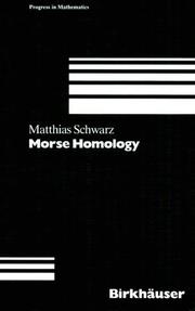 Morse homology by Matthias Schwarz