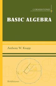 Cover of: Basic Algebra (Cornerstones)