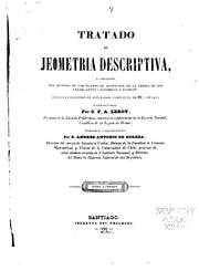 Cover of: Tratado de jeometría descriptiva: Acompañado del método de los planos de acotación de la teoría ...