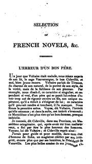 Cover of: A new selection of French novels, comedies, and elegant extracts, in prose, by C.M. de Bellecour