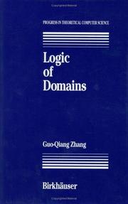 Logic of domains by Guo-Qiang Zhang