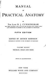 Cover of: Manuel of Practical Anatomy by 