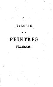 Cover of: Galerie des peintres français au Salon de 1812: ou, Coup-d'oeil critique sur ... by 