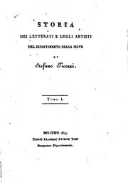 Cover of: Storia dei letterati e degli artisti del Dipartimento della Piave