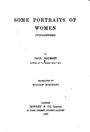 Cover of: Some Portraits of Women: Voyageuses by P.C.J. Bourget