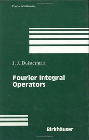 Cover of: Fourier integral operators