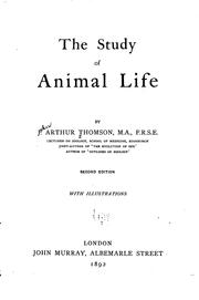 Cover of: The Study of Animal Life