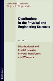 Cover of: Distributions in the Physical and Engineering Sciences: Volume 1 (Applied and Numerical Harmonic Analysis)