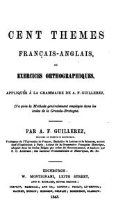 Cover of: Cent thèmes français-anglais