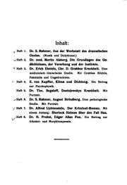 Cover of: Grenzfragen der Literatur und Medizin in Einzeldarstellungen by 