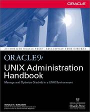 Cover of: Oracle9i UNIX administration handbook