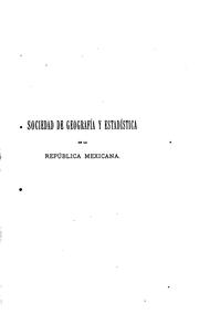 Cover of: Boletín de la Sociedad de Geografía y Estadística de la República Mexicana