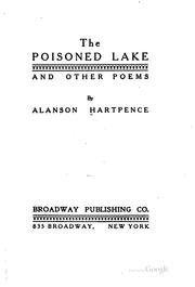 Cover of: The Poisoned Lake: And Other Poems