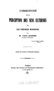 Cover of: Études philosophiques pour vulgariser les théories d'Aristote et de S. Thomas et leur accord ...