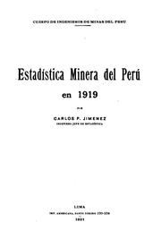 Cover of: Boletín del cuerpo de Ingenieros de Minas del Perú by 