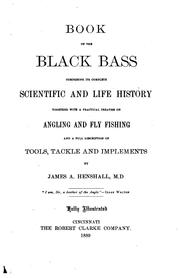 Cover of: Book of the Black Bass | 