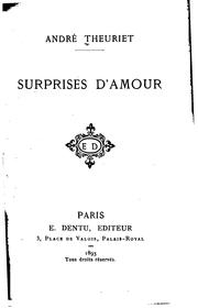 Cover of: Surprises d'amour