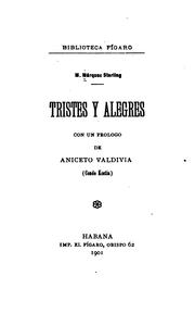 Cover of: Tristes y alegres