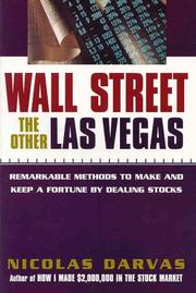 Cover of: Wall Street The Other Las Vegas | Nicolas Darvas