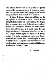 Cover of: Sull'educazione: desiderii