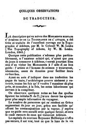 Cover of: Topographie d'Athènes, tr. Abrégée par P. Roque