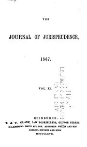 Cover of: The Journal of Jurisprudence