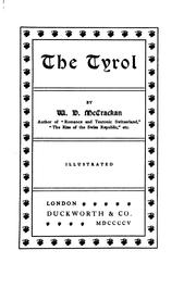 Cover of: The Tyrol